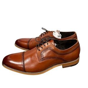 Stacy Adam’s Dickinson Cognac Men’s Shoes Sz13 New